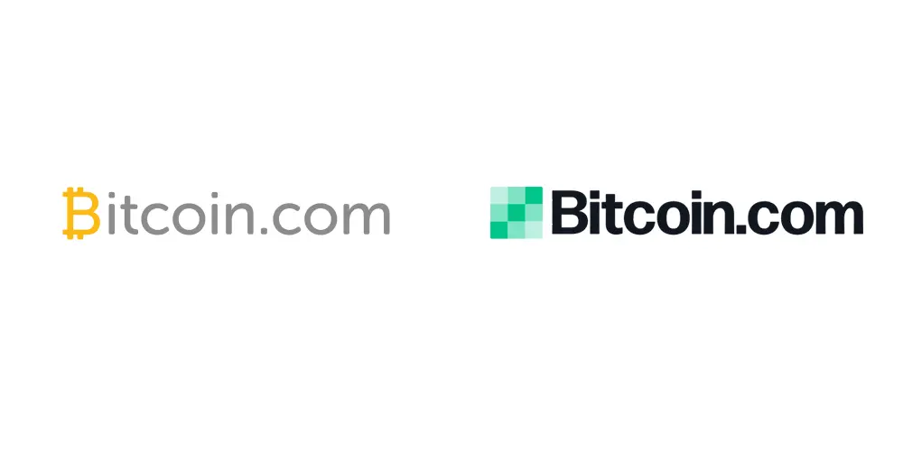 Bitcoin.com品牌重塑：从黄色到比特币现金绿的LOGO演变